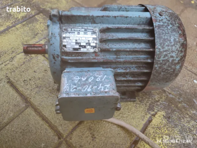Електромотор трифазен 24-10-24, снимка 2 - Електродвигатели - 47700293