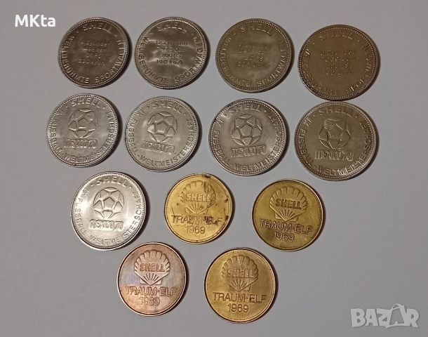 Колекция жетони-Shell, снимка 2 - Колекции - 52895534