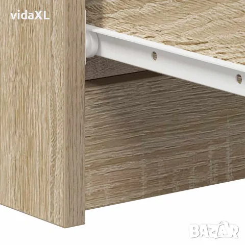 vidaXL Сайдборд, сонома дъб, 60x35x98,5 см, инженерно дърво, снимка 10 - Бюфети - 56147684