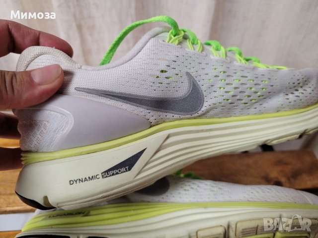 Nike Lunarglide 4 бели кецове,сникърси,маратонки- 39 номер, снимка 9 - Маратонки - 41404407