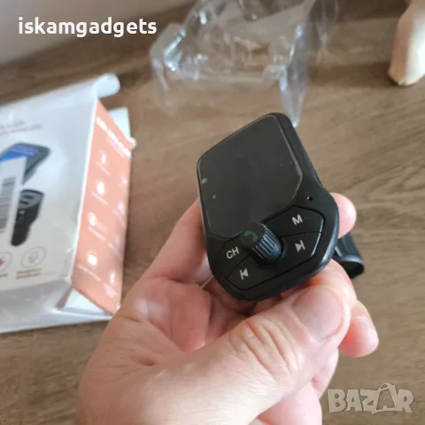 Трасмитер модулатор за автомобил FM Techstar® Bluetooth 4.0 AUX USB QC3.0 Display 1.8" MP3, снимка 6 - Аксесоари и консумативи - 47635058