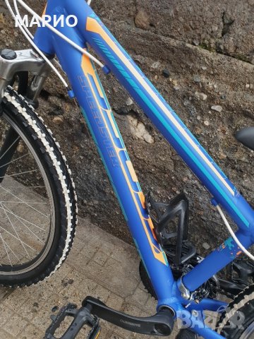 Алуминиев велосипед 24 цола Cross speedster 18 скорости Обслужен, снимка 3 - Велосипеди - 44478585
