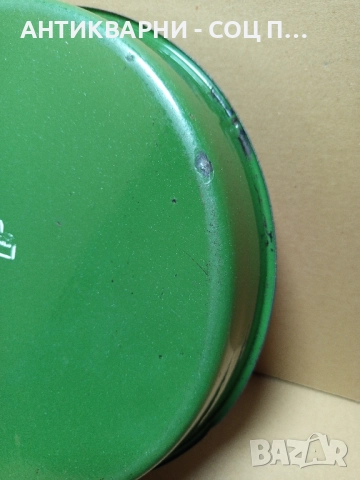 Соц Стара Емайлирана Тава За Баница. , снимка 5 - Антикварни и старинни предмети - 52057549