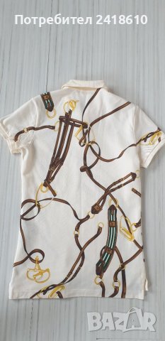 POLO Ralph Lauren Pique Cotton Slim Fit Stretch Womens Size M / S НОВО! ОРИГИНАЛ! Дамска Тениска!, снимка 10 - Тениски - 44480611
