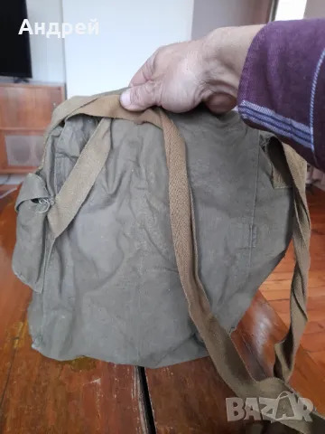 Стара торба от противогаз #3, снимка 4 - Антикварни и старинни предмети - 49335968