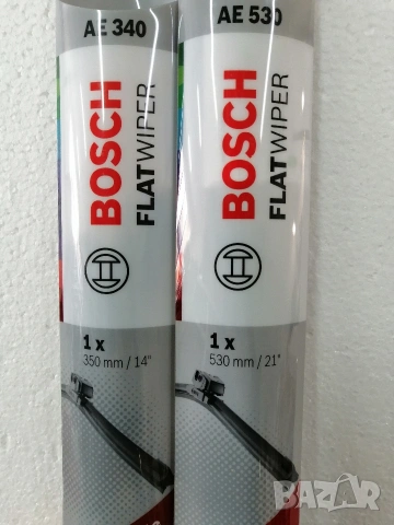 Чистачки BOSCH FLAT WIPER 2 броя, снимка 3 - Аксесоари и консумативи - 53870694