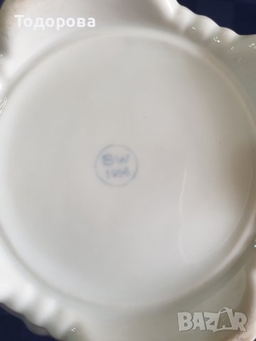 Бароков порцеланов български чайник- Сталин- Видин - 1956 г., снимка 5 - Сервизи - 42672386