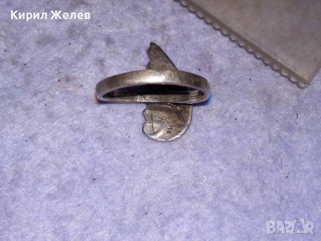 BEST FRIENDS Рядък СРЕБЪРЕН ПРЪСТЕН - СЪРЧИЦЕ Най-ДОБРИ ПРИЯТЕЛКИ Оксидирано СРЕБРО 950 ПРОБА 38494, снимка 17 - Пръстени - 41451109