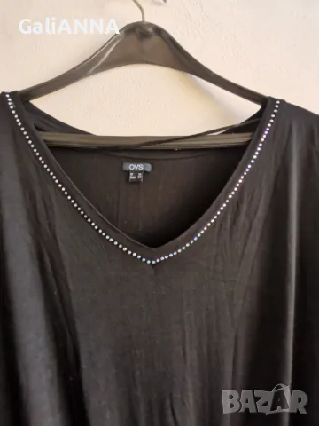 СТРАХОТНА ТУНИКА ЕФЕКТНО БИЕ КАМЪНИ 3XL-4XL, снимка 4 - Туники - 49610209