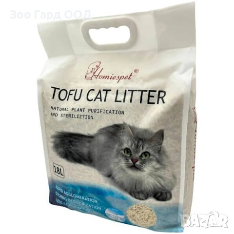 Homiespet Tofu Cat Litter - соева постелка за котешка тоалетна 18L