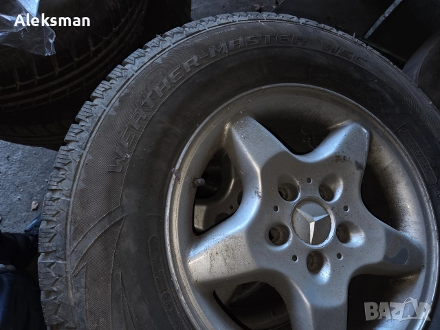245/70/16 Зимни гуми с джанти за Мерцедес МЛ, снимка 3 - Гуми и джанти - 52618410