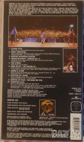 Видео касети VHS Bonfire, Bryan Adams, Cher, Die Toten Hosen, Doors,  Doobie Brothers цени в обявата, снимка 2 - Плейъри, домашно кино, прожектори - 56013217