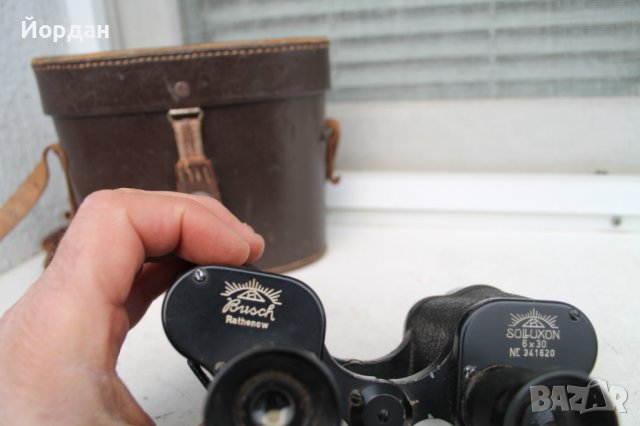 Немски военен бинокъл със скала ''Busch Solluxon'' 6х80, снимка 16 - Антикварни и старинни предмети - 39376628