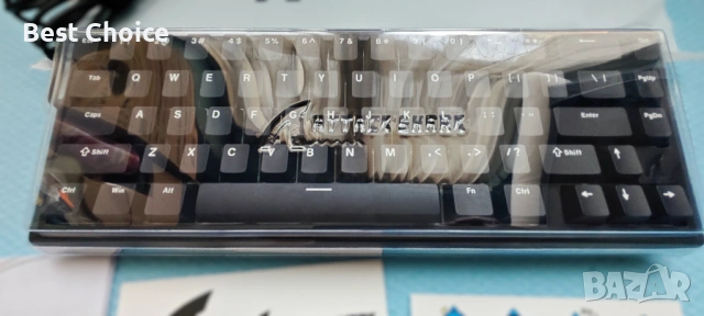 Геймърска клавиатура ATTACK SHARK X68 HE 8000Hz Rapid Trigger, 0.01 mm RT точност, кабелна RGB 60% , снимка 4 - Клавиатури и мишки - 53056312