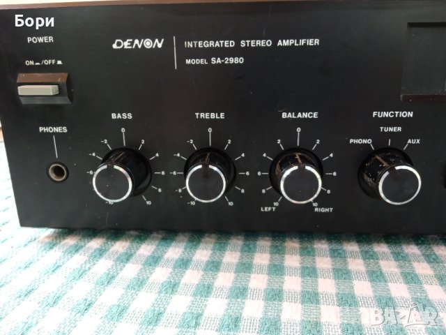 DENON SA-2980 Усилвател, снимка 7 - Ресийвъри, усилватели, смесителни пултове - 41436345