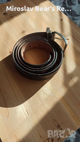 Кожен колан BOND 105см естествена кожа , снимка 5 - Колани - 39077145