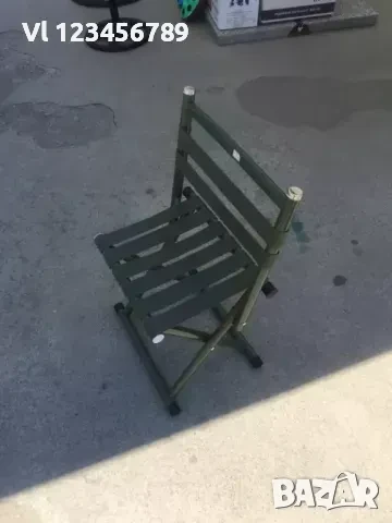 Сгъваем стол Universal, С облегалка, 29x28x62 см, Син/Зелен, снимка 2 - Къмпинг мебели - 50475138