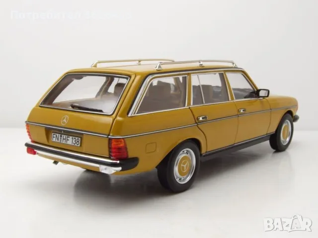 1:18 Mercedes-Benz W123 E-Class S123 T-Model Estate Yellow, снимка 4 - Колекции - 55979025