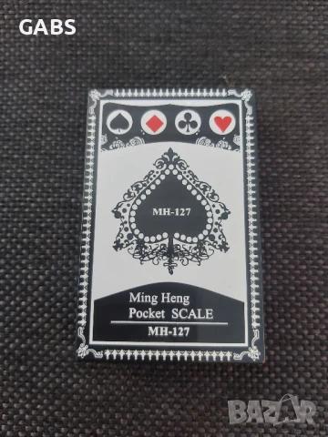 Професионална мини електронна везна тесте карти от 0.01 до 200г, снимка 5 - Електронни везни - 50672462