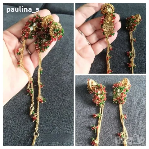 Няколко броя / Маркови обеци "I am", халки, висящи и други , снимка 11 - Обеци - 47015957