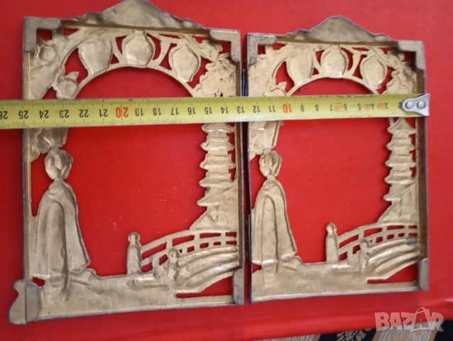 Двойна рамка за снимки, снимка 2 - Антикварни и старинни предмети - 53692204