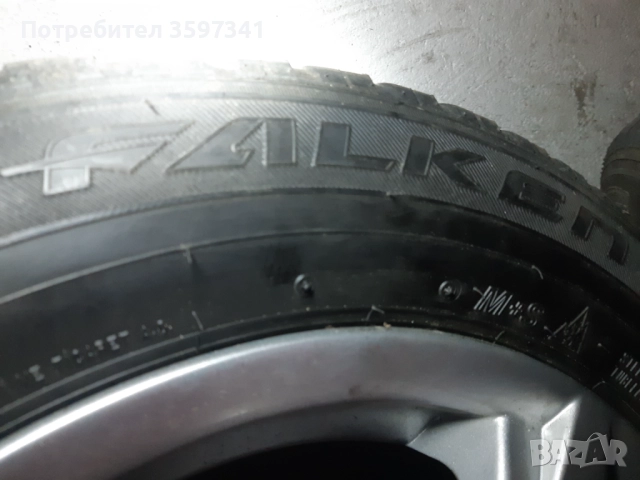 4 джанти 14 ки за фиат 500 с две нови зимни 185/65/14, снимка 8 - Гуми и джанти - 52945179