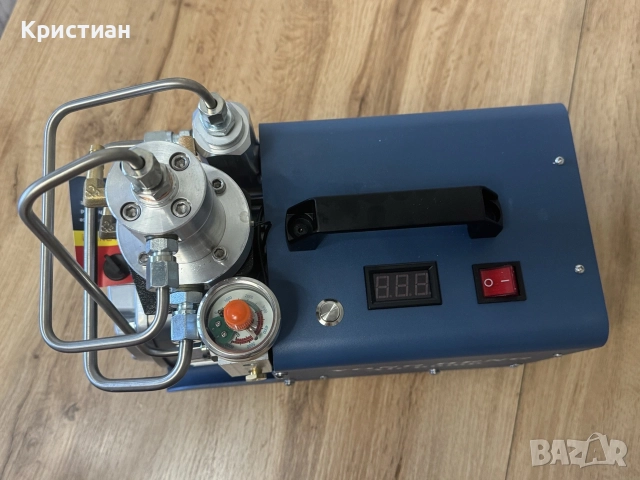 Компресор 300bar Yong Heng PCP – тестван, зареден с масло + 1л подарък, снимка 2 - Въздушно оръжие - 56215418