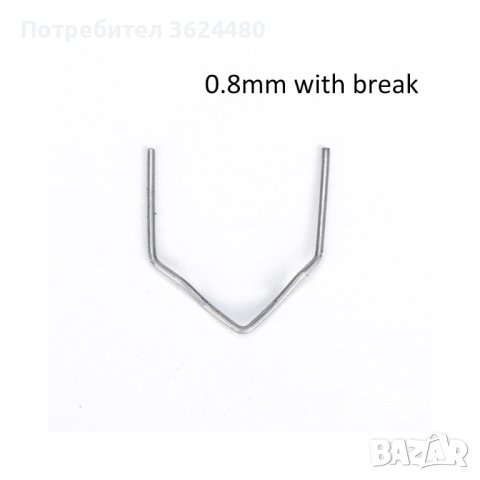 Скоби за лепене на пластмаса - комплект 100 броя, снимка 7 - Други инструменти - 41606415