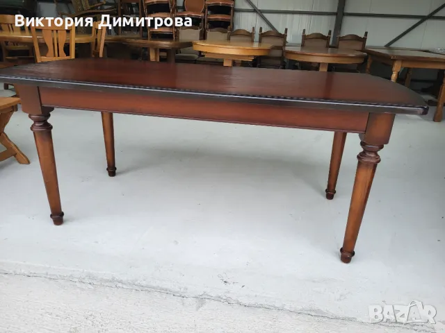 Трапезна маса - неразтегателна, снимка 2 - Маси - 48278774