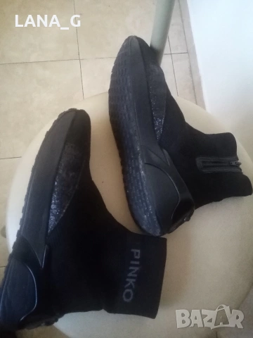 pinko дамски боти тип чорап , снимка 7 - Маратонки - 53666336