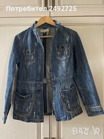 Яке сако дънково Sempre , размер М, снимка 1