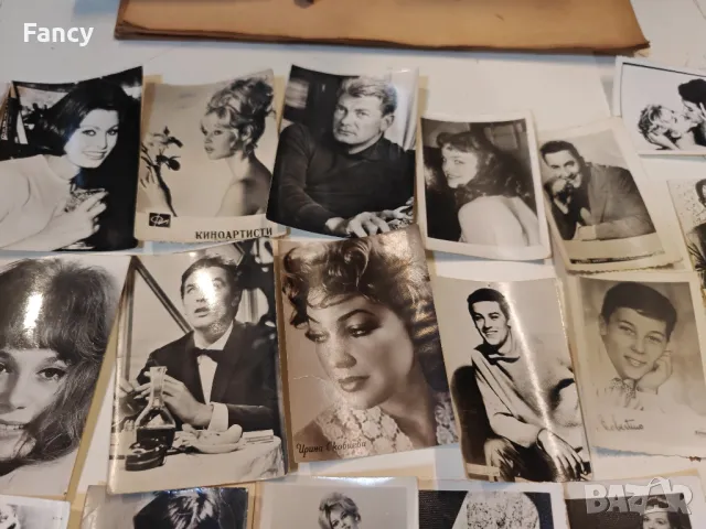 Стари картички, снимки световни артисти, снимка 8 - Колекции - 47720526
