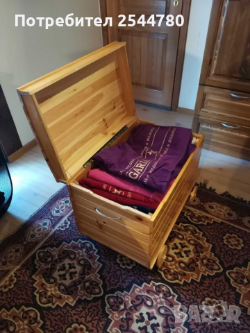 Ново сандъче от естествено дърво, снимка 5 - Скринове - 36237976