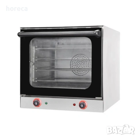 ПРОМОЦИЯ -12% Професионална конвекторна фурна с включени 4 тави, до 300°C, таймер до 120 минути