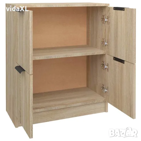 vidaXL Сайдборд, сонома дъб, 60x30x70 см, инженерно дърво, снимка 7 - Бюфети - 56148053