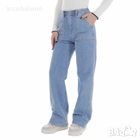 Дамски дънки с висока талия, снимка 5 - Дънки - 52939108