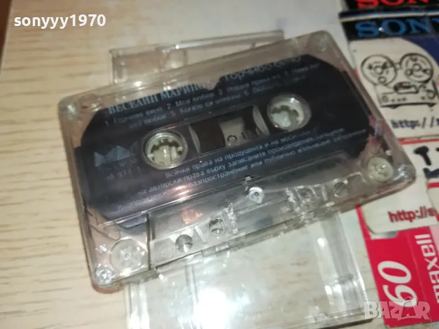 ВЕСЕЛИН МАРИНОВ ГОРЧИВО ВИНО-ОРИГИНАЛНА КАСЕТА 0604251845, снимка 2 - Аудио касети - 49784865