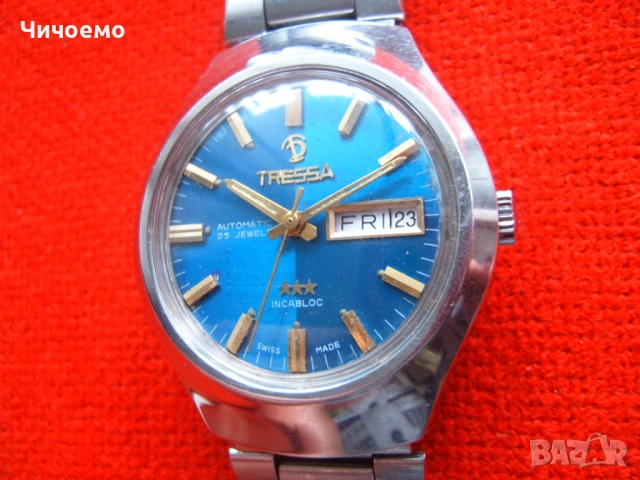 TRESSA QUALITY SYMBOL 25 Jautomatic Марков мъжки часовник, снимка 2 - Антикварни и старинни предмети - 53201447