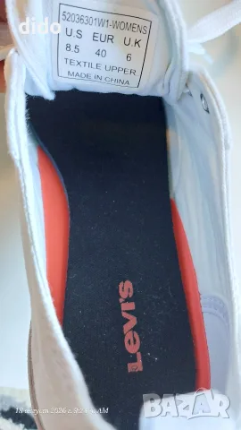 Дамски кецове Levi's 35€, снимка 4 - Кецове - 55952956