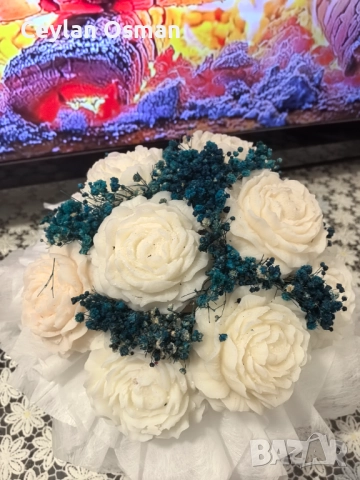 Ароматен букет от соев восък , снимка 2 - Подаръци за жени - 52922014