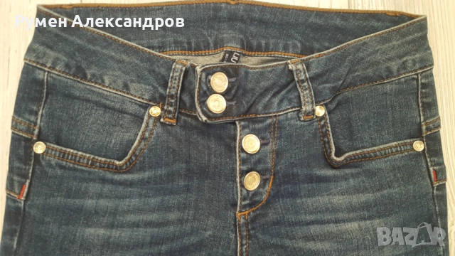 Тъмно сини дънки LIU-JO за момиче с р-р W25 = XS, снимка 7 - Дънки - 52110156