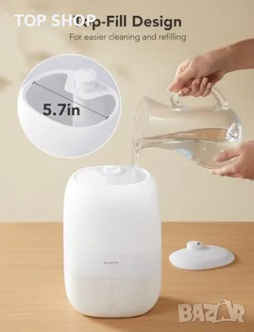 Нов 3 в 1 уред овлажнител, дифузор за етерични масла и RGB осветление стая, снимка 3 - Други - 49266537