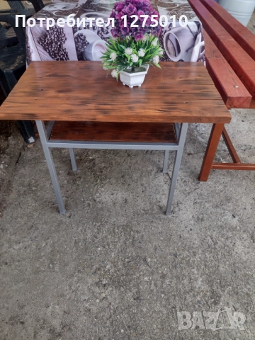 Метална маса , снимка 5 - Градински мебели, декорация  - 52106573