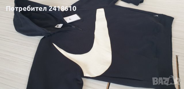 Nike Swoosh 1/2 Zip Hoodie Loose Fit Mens Size M НОВО! ОРИГИНАЛ! Мъжки Суичер!, снимка 8 - Спортни дрехи, екипи - 44420785