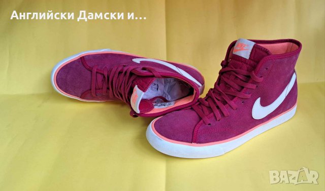 Английски дамски оригинални кецове-NIKE, снимка 4 - Кецове - 44459595
