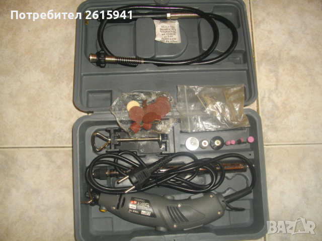 Нова Немска Мини Дрелка-Шлифовалка/Прав Шлайф-Пълен Комплект-140 Вата-TROVEX PKB140, снимка 4 - Други инструменти - 36480459