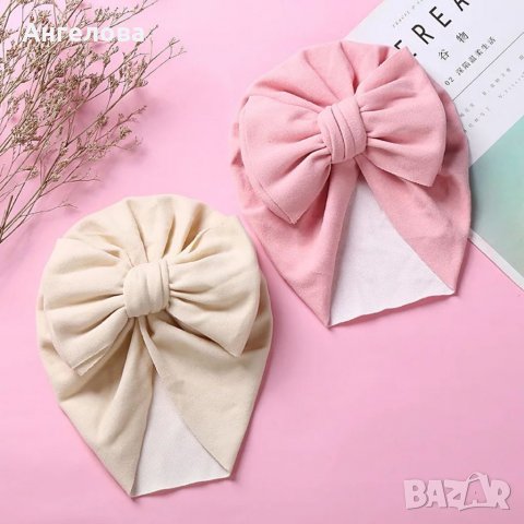 Шапка тюрбан с панделка 