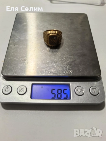 Мъжки 14к пръстен, снимка 2 - Пръстени - 52447295