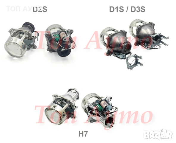 Биксенонови Лупи 3" инча Фабричен Ксенон D2S, D1S/D3S, H7 Bosch AL, снимка 3 - Аксесоари и консумативи - 53648047