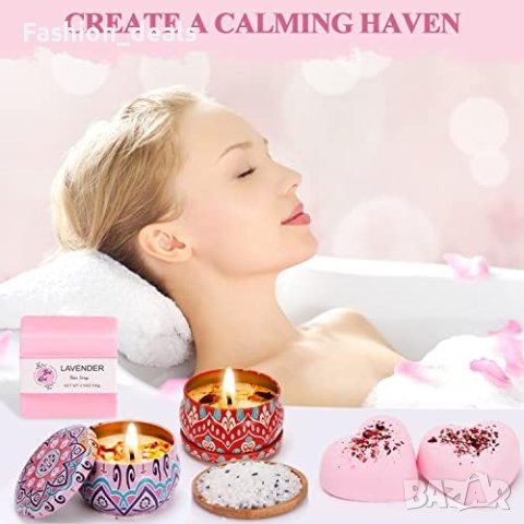 Нов Релаксиращ спа Комплект за Жени Подарък Съпруга Майка Сестра, снимка 7 - Други - 41754776